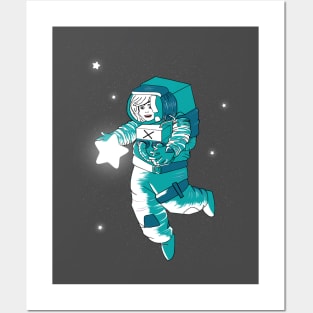 The Girl In Space Posters and Art